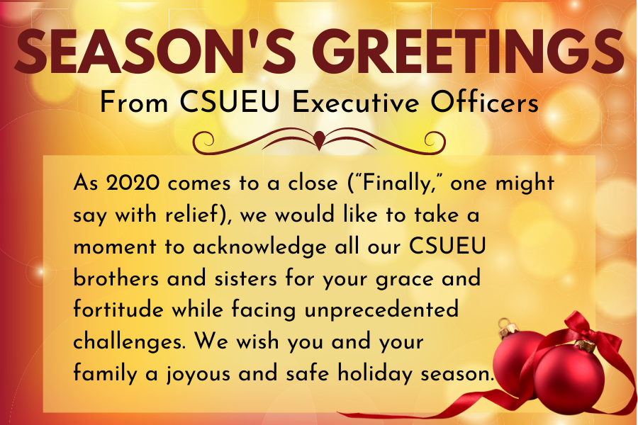 Breaking News Season S Greetings From Csueu