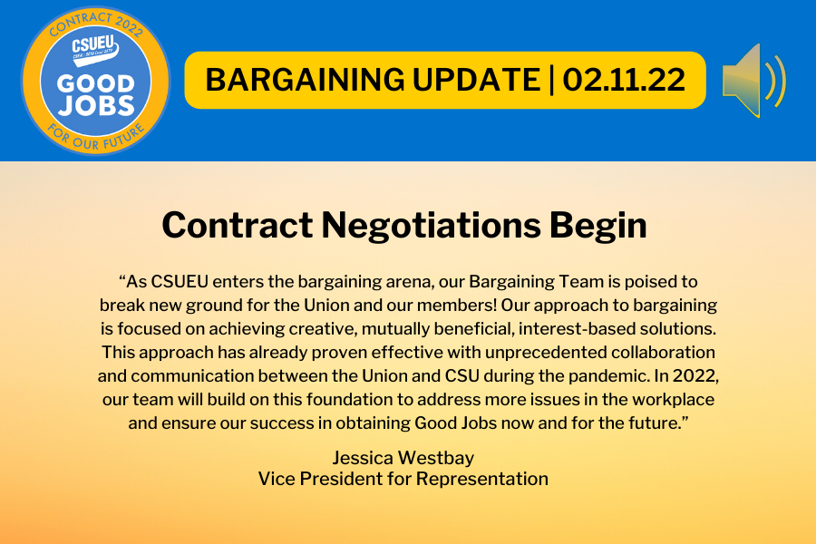 Bargaining Update Feb. 11, 2022