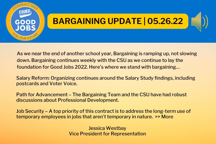 Bargaining Update May 26, 2022