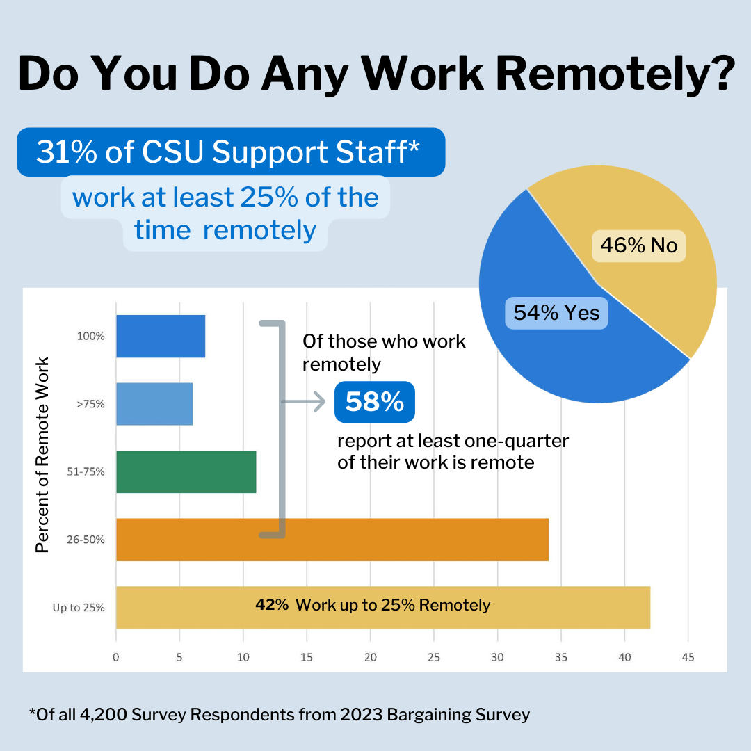 Remote Work survey: 54% work remote
