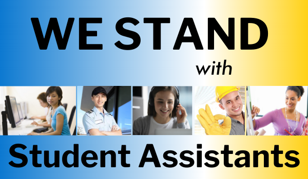 We Stand with Student Assistants