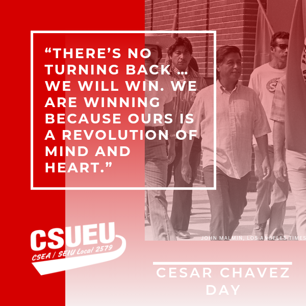 Cesar Chavez image and quote